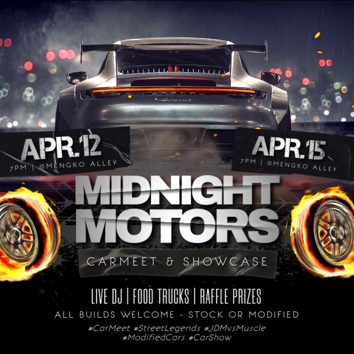 Midnight Racing Poster Copy of Midnight Motors | PosterMyWall