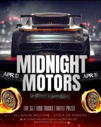 midnight motors show Instagram Portrait template