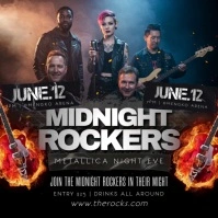 Midnight Rockers Instagram Post template