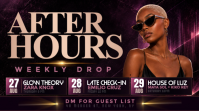 黑色 Nightclub Event Promotion YouTube Duimnael Template