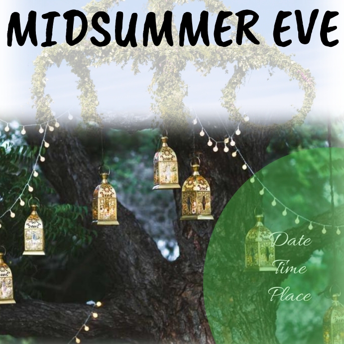 MIDSUMMER EVE Template | PosterMyWall
