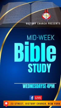 midweek bible study Instagram Story template