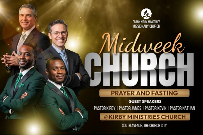 Copy of Midweek Church Banner | PosterMyWall