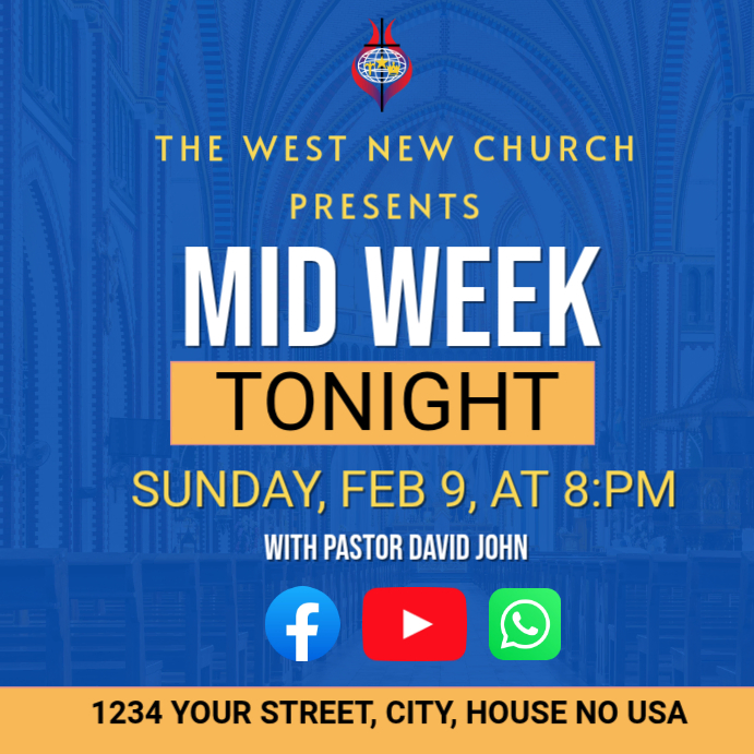 Midweek / Church Template | PosterMyWall
