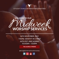mid week service Template | PosterMyWall