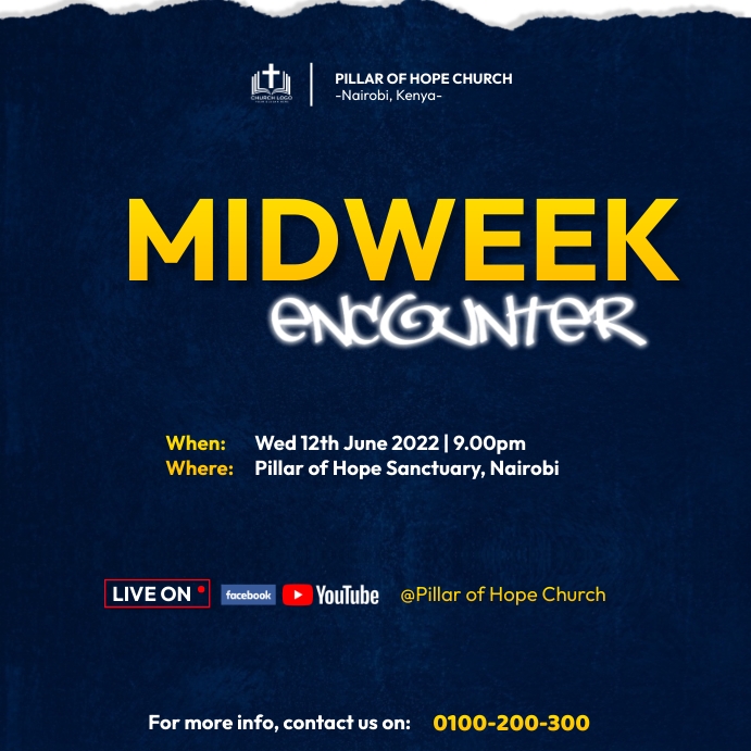 Midweek Encounter Instagram Post template