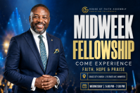 Midweek Fellowship Plakat template