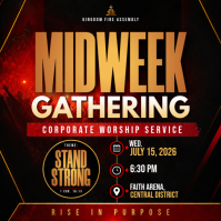 Midweek Gathering Publicación de Instagram template