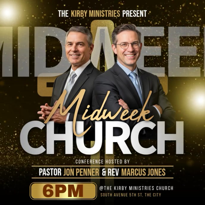 Midweek Service Ads Template | PosterMyWall