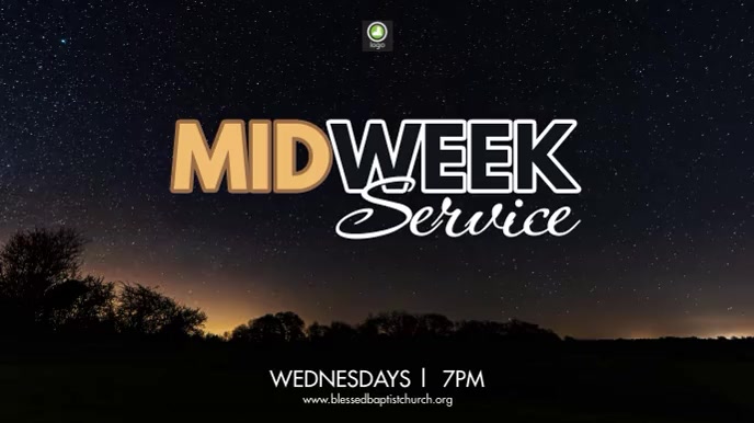 Midweek Service Template | PosterMyWall