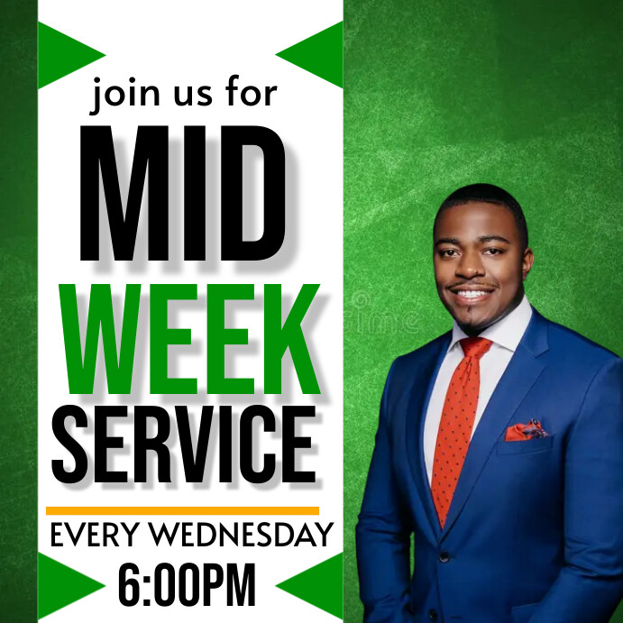 Midweek service Template | PosterMyWall