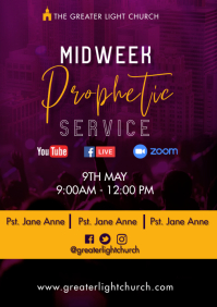 midweek service Template | PosterMyWall