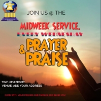 MIDWEEK SERVICE Template | PosterMyWall