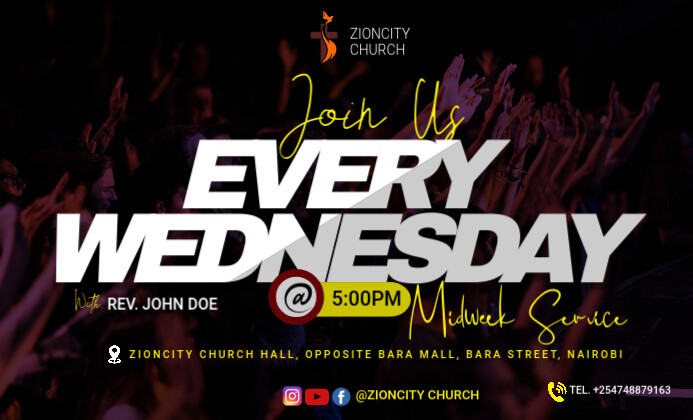 midweek service US Legal template