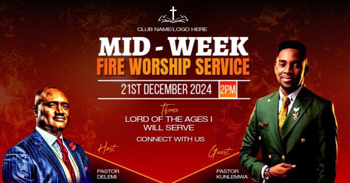 Copy of midweek service | PosterMyWall