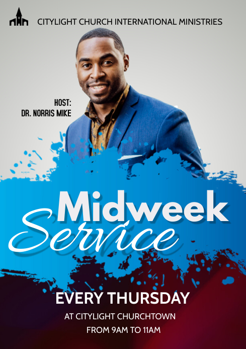 Copy of midweek service flyer | PosterMyWall