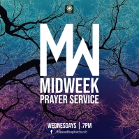 Mid Week Cele MIDWEEK SERVICE Template | PosterMyWall