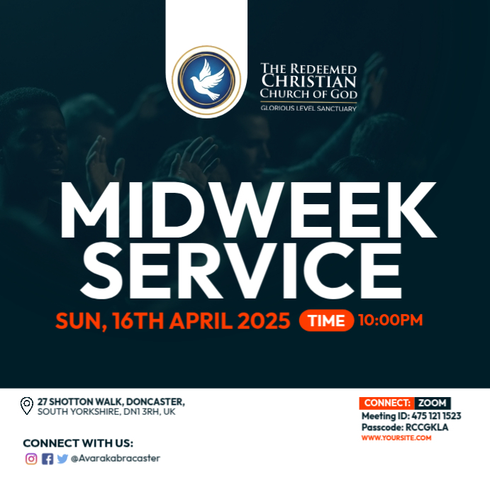 Midweek Worship and Word Template | PosterMyWall