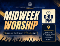 Midweek Worship Pamflet (VSA Brief) template