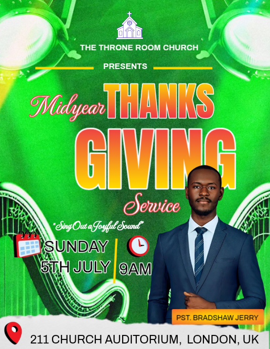 Midyear thanksgiving program Template | PosterMyWall