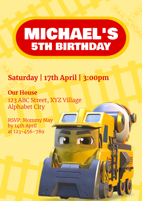 Modele Invitation D Anniversaire Express Puissant Postermywall Modele Invitation D Anniversaire Express Puissant Postermywall