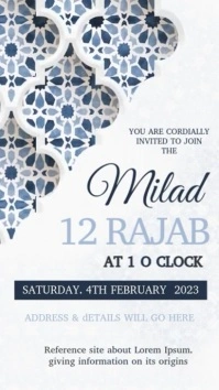 milad, eid Instagram Story template