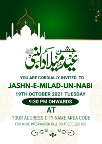 Milad un Nabi,rabi ul awal A4 template