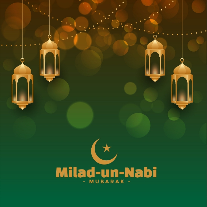 milad un nabi Publicação no Instagram template