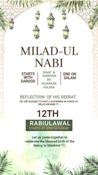 Mild Un Nabi Instagram Story template