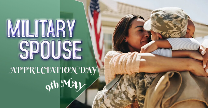 MILITARY SPOUSE APPRECIATION DAY Facebook Event Cover template