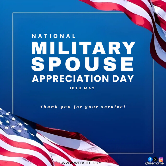 Military Spouse Appreciation Day TEMPLATE PosterMyWall