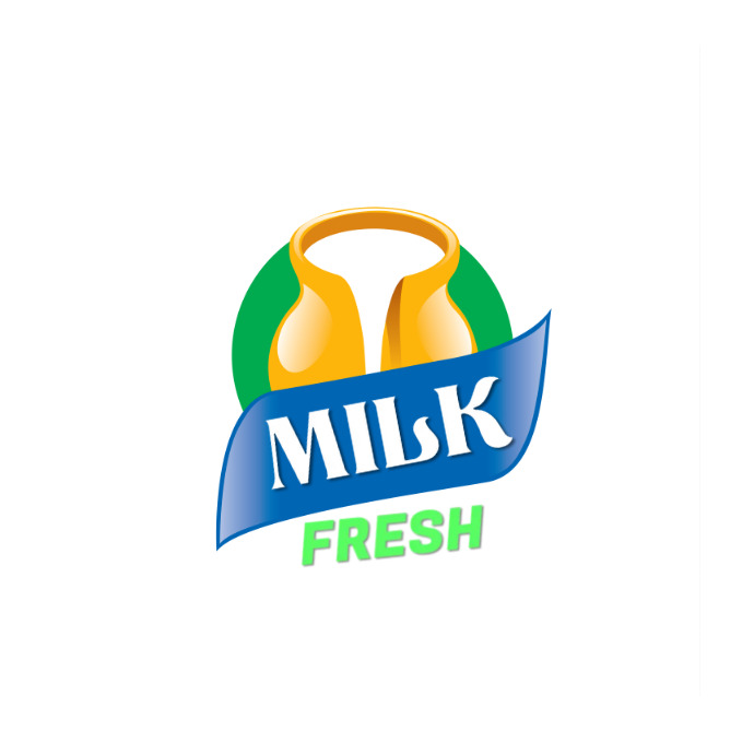 milk fresh logos 2023 template