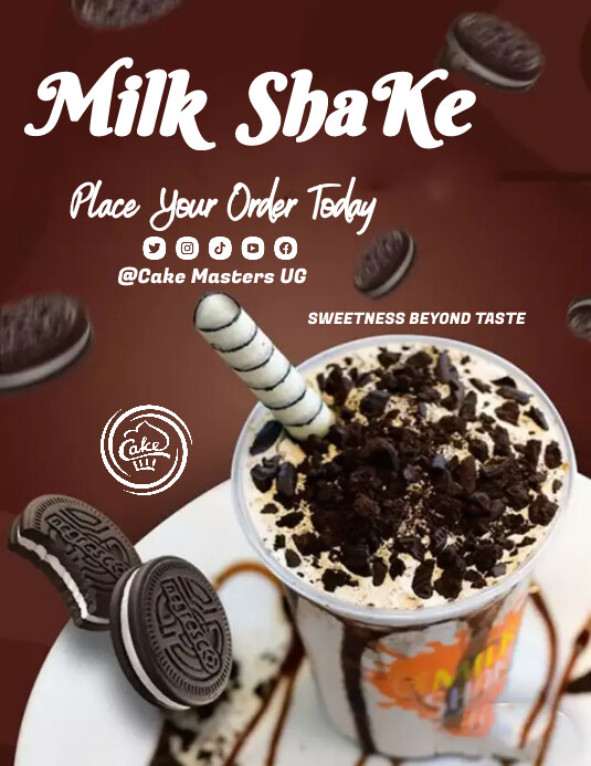 milk shake Template | PosterMyWall