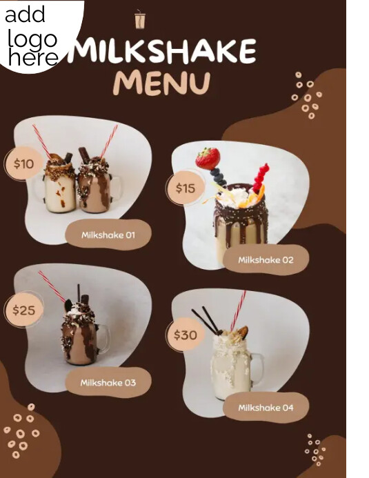 Milk shake Template | PosterMyWall