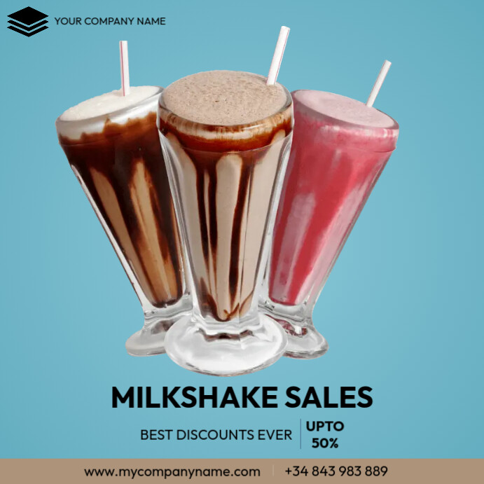 Copy of milk shake | PosterMyWall