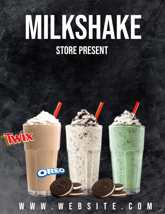 Milk shake Template | PosterMyWall