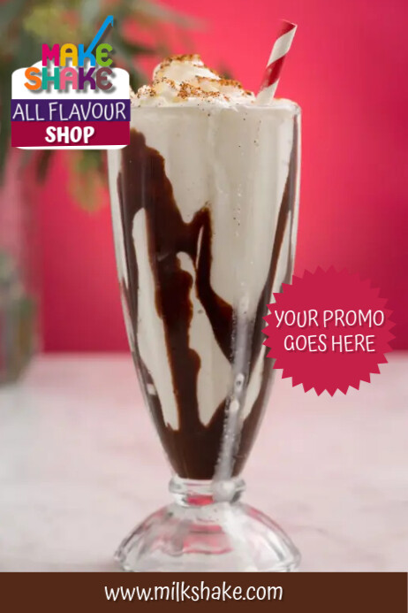 Milkshake Template PosterMyWall