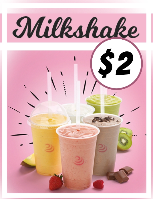 Copy of MILKSHAKE | PosterMyWall