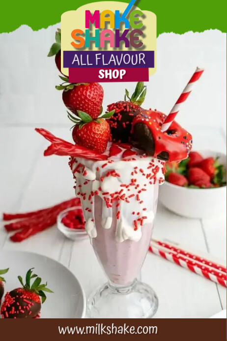 Milkshake Template PosterMyWall