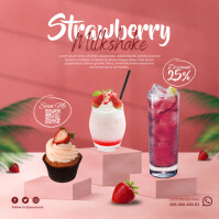 Milkshake Ads Template | PosterMyWall