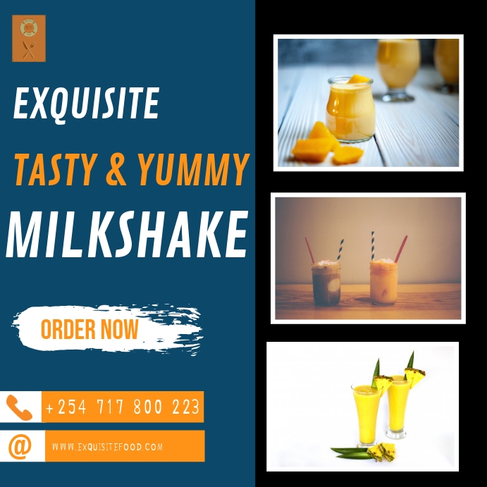 MILKSHAKE FLYER Template | PosterMyWall