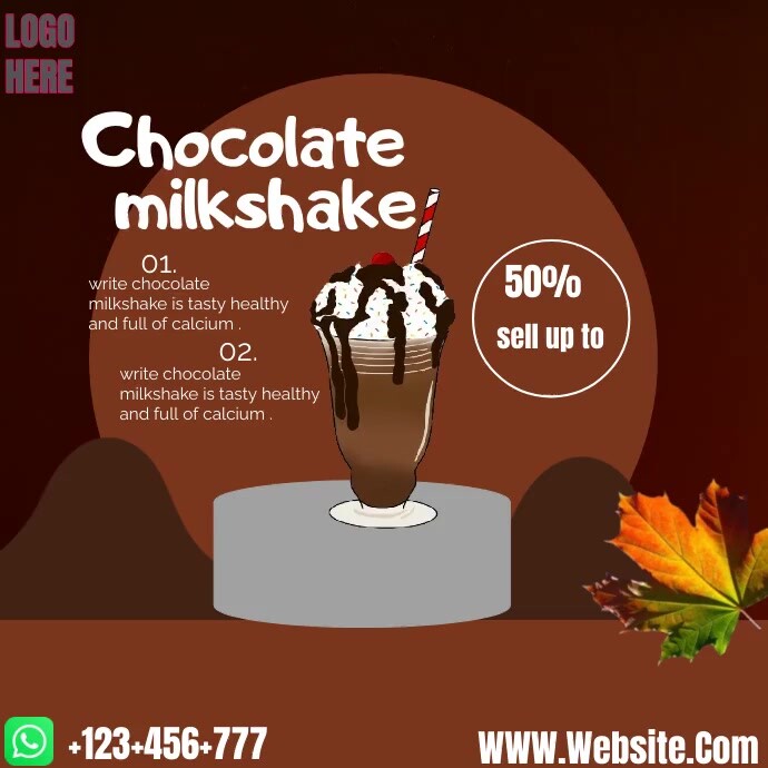 Plantilla de Milkshake post | PosterMyWall