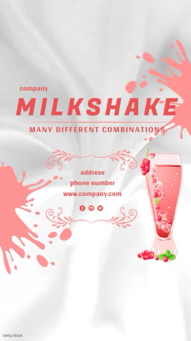 Milkshake Poster Template | PosterMyWall