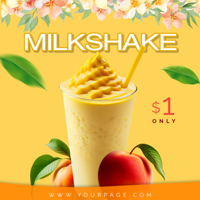 Copy of Milkshake Special Drink | PosterMyWall