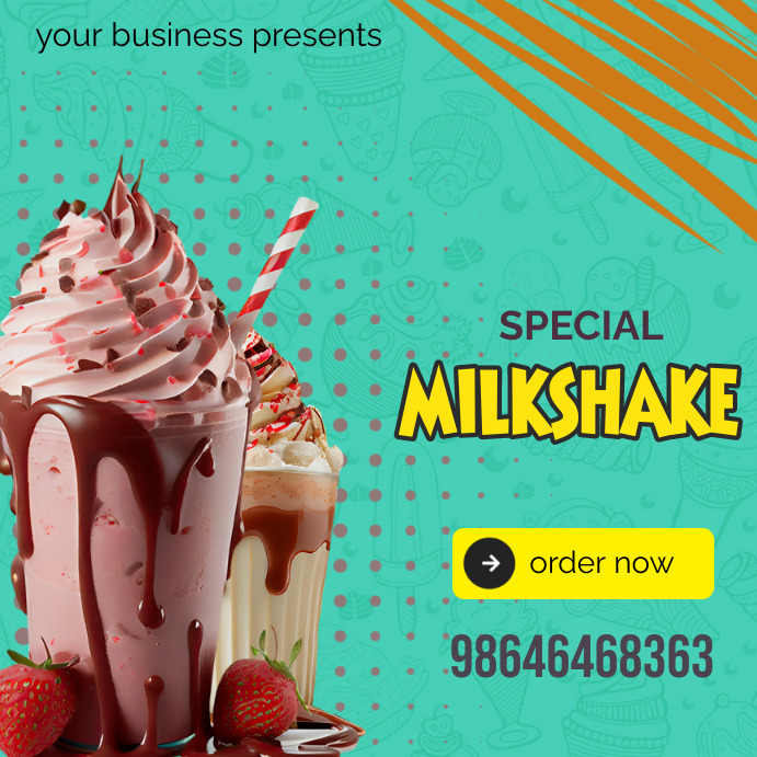 Milkshake Special Drink Template | PosterMyWall