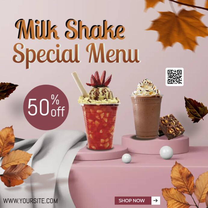 Milkshake Special Menu Template | PosterMyWall
