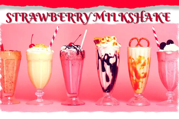 Milkshake9 Template PosterMyWall