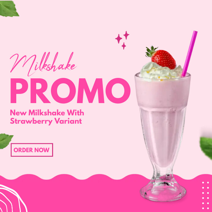 MILKSHAKES FLYERS MENU Template | PosterMyWall