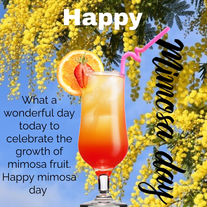 Mimosas day template PosterMyWall