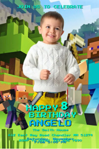 Editable Minecraft Poster Minecraft Poster Template | PosterMyWall